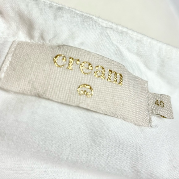 Cream white embroidered shirt - Picture 7 of 7